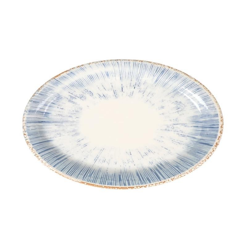 Bandeja Oval Albus Azur 32X21X2Cm