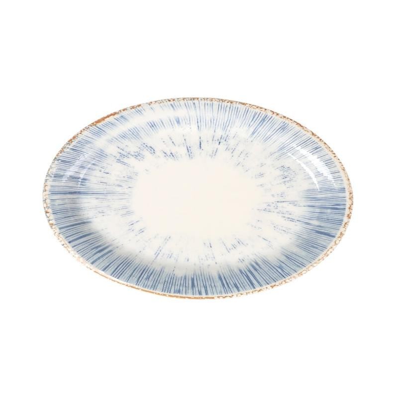 Bandeja Oval Albus Azur 28X18X2Cm