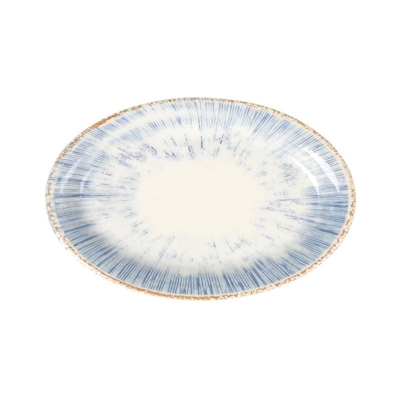 Bandeja Oval Albus Azur 22X14X2Cm