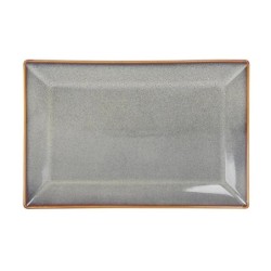#-12- Bandeja Ming Rectangular Gris 30X20X2Cm