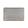 #-48- Bandeja Ming Rectangular Gris 20X13X1.5Cm
