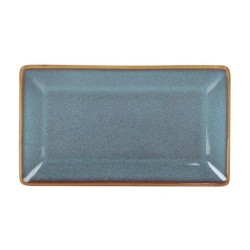 #-48- Bandeja Ming Rectangular Azul 17X10X1.5Cm