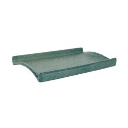 #-24- Bandeja Verde Madras 25X15X2,5Cm