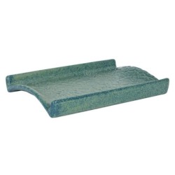 #-36- Bandeja Verde Madras 20X13X2,5Cm
