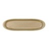 #-72- Bandeja Dorada Inox 27X8Cm