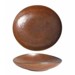 Plato Hondo Fierro 22X20X5Cm