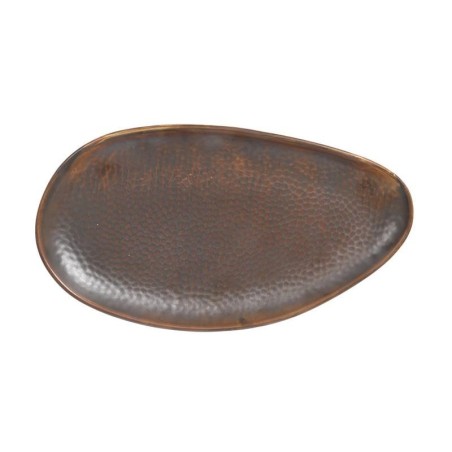 #-12- Bandeja Oval Fierro 38X21X3Cm
