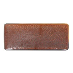 #-24- Bandeja Rectangular Fierro 22X10X2Cm