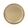#-72- Plato Llano Dorado Inox Vintage Ø23X1.7Cm