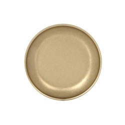 #-72- Plato Pan Dorado Inox Vintage Ø14Cm
