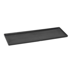 #-24- Bandeja Rect Negra Karasawa 34X10.5X1.5Cm