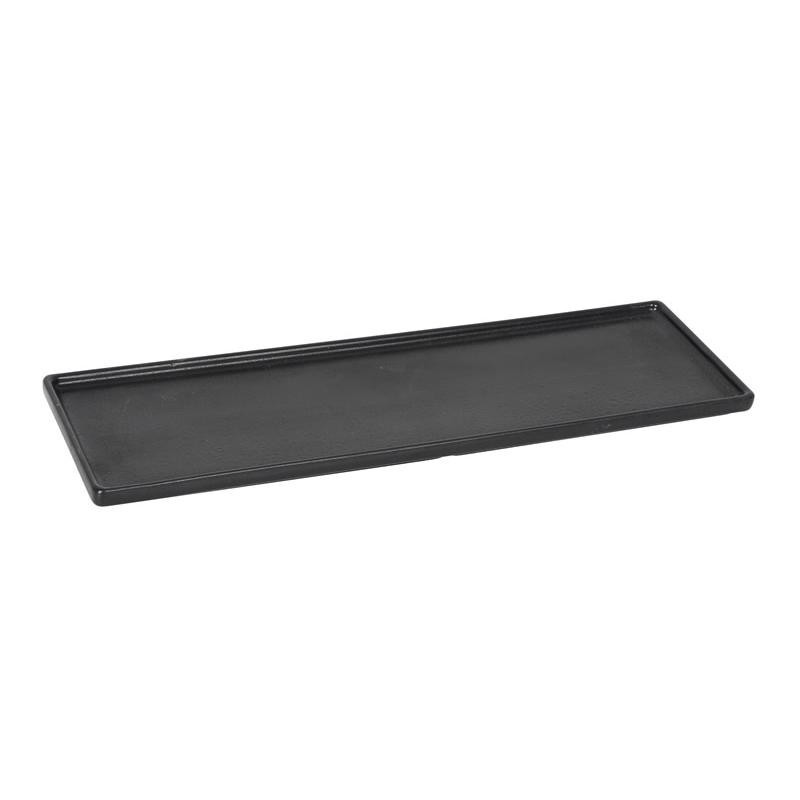 #-24- Bandeja Rect Negra Karasawa 34X10.5X1.5Cm