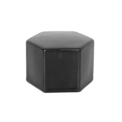 #-24-Plaforma Hex. Negra Karasawa 11.5X11.5X7.5Cm