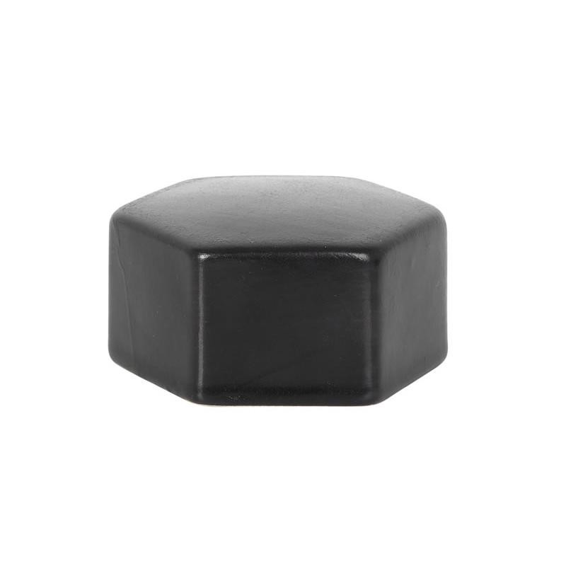 #-48-Plataforma Hexag. Negra Karasawa 8.5X8.5X4Cm