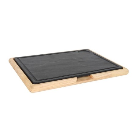 #-3- Bandeja Rect. C/Soporte Caucho 33X25X10Cm