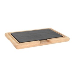 #-3- Bandeja Rect. C/Soporte Caucho 29.7X20X2.3Cm