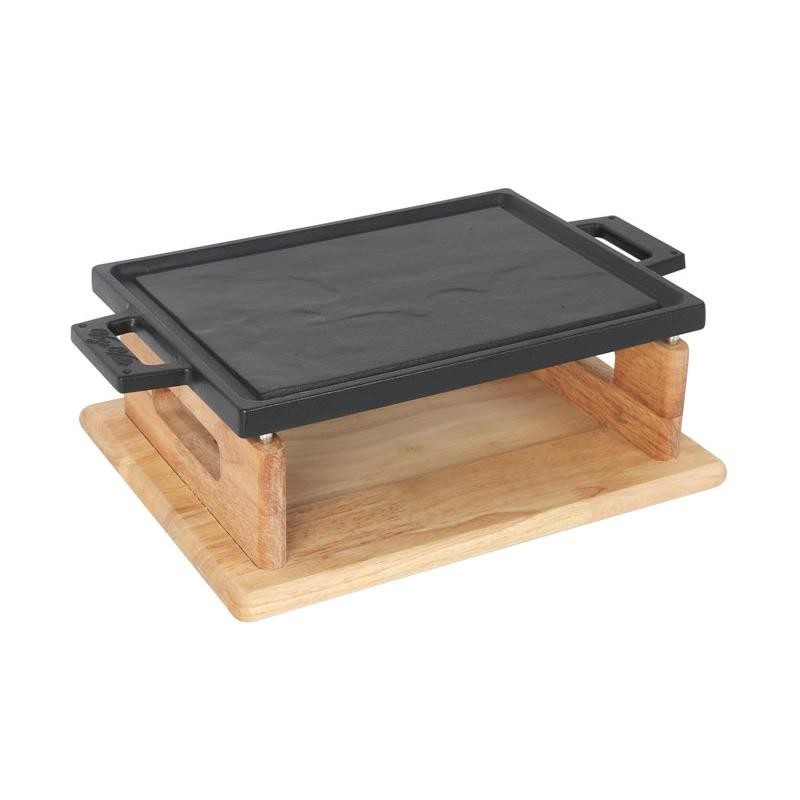 #-3-Bandeja Rect.Rev.C/Soporte Caucho 38X22X1.6Cm
