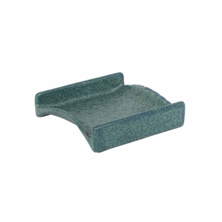 #-96- Bandeja Verde Madras 10X10X2,5Cm