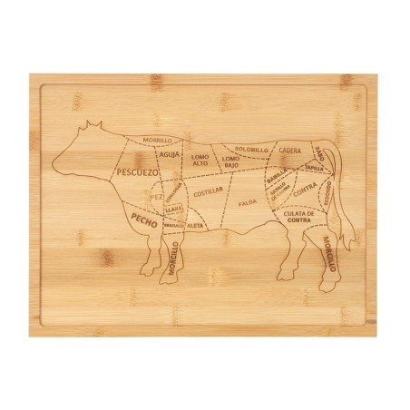 Bandeja Bambu Vaca 39X30X2.5Cm