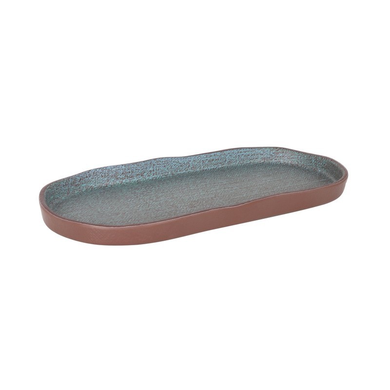 Bandeja Oval Ibiza 28.5X12,6X2.5Cm