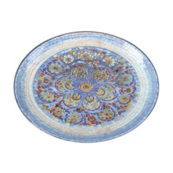 Bandeja Oval Indigo 31X24X2.5Cm