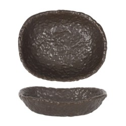 Bandeja Oval Marron Oleiro 16X13X4Cm