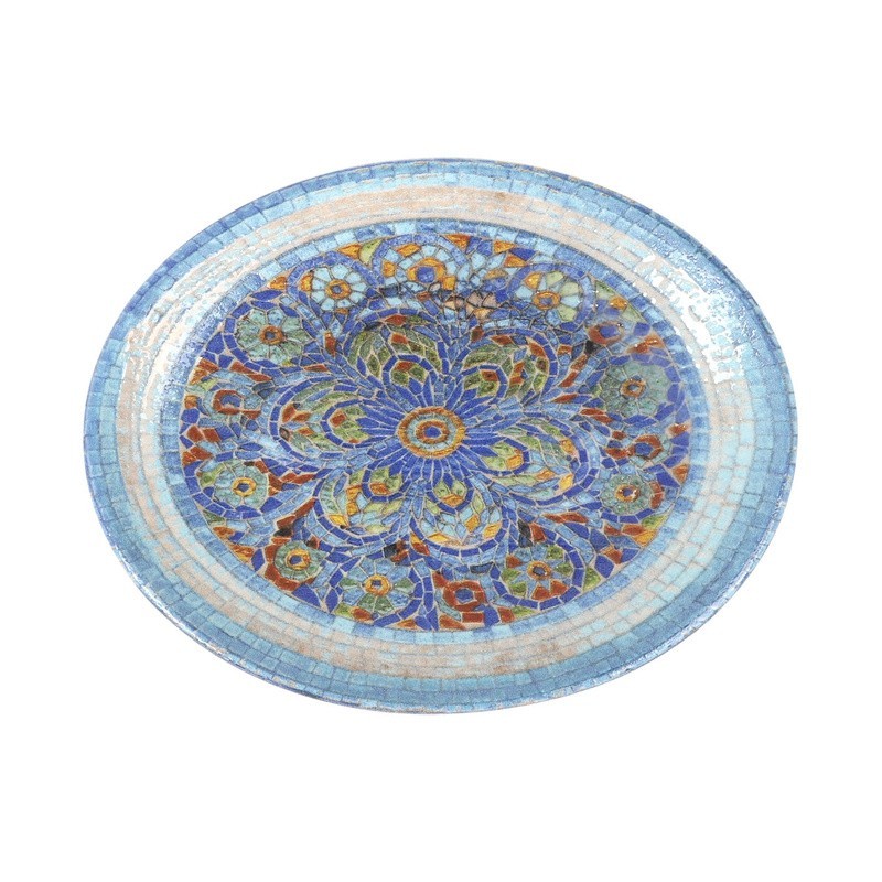 Bandeja Oval Moove Indigo 20X15.5X2Cm