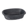 Bandeja Oval Negra Ps 14,5X19X5,5Cm