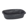 Bandeja Oval Negra Ps 15,5X23,5X6Cm