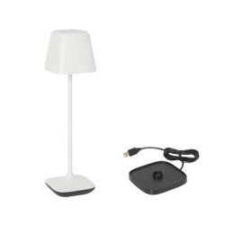 Lampara Cuadrada Blanca Y  Crg. Yttriya6.8X6.8X25