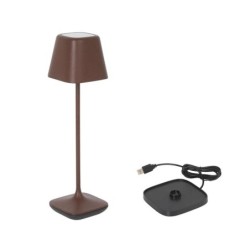 Lampara Cuadrada Corten Y  Crg. Yttriya6.8X6.8X25