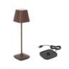 Lampara Cuadrada Corten Y  Crg. Yttriya6.8X6.8X25