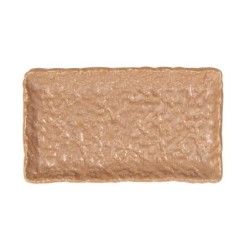 Bandeja Rect. Beige Oleiro 17X10X1.5Cm