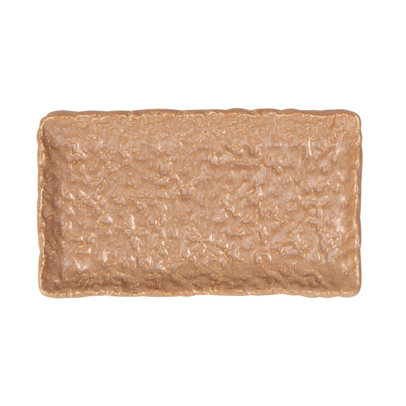 Bandeja Rect. Beige Oleiro 17X10X1.5Cm