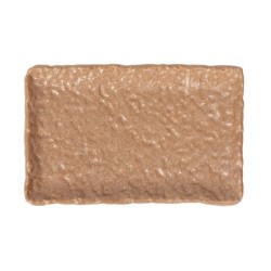 Bandeja Rect. Beige Oleiro 20X13X1.5Cm