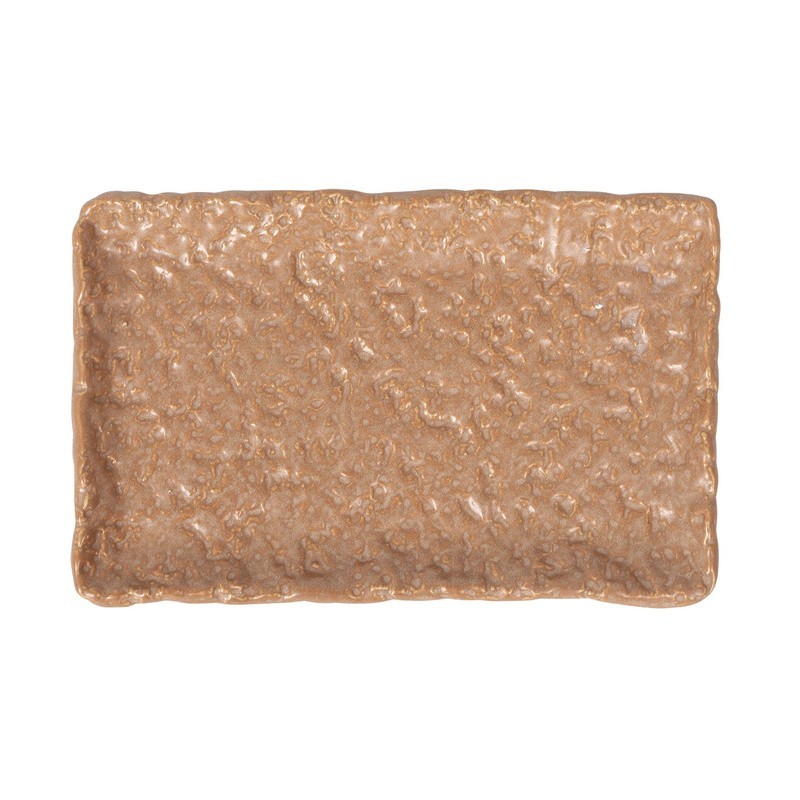 Bandeja Rect. Beige Oleiro 20X13X1.5Cm