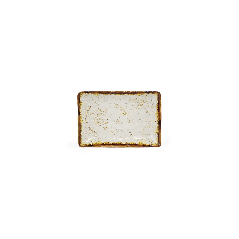 Bandeja Rect. Beige Toua. 21.5X13.5X3Cm
