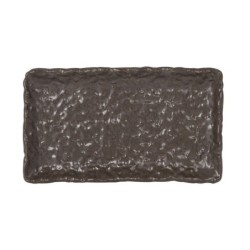 Bandeja Rect.Marron Oleiro 17X10X1.5Cm