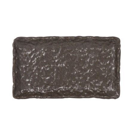 Bandeja Rect.Marron Oleiro 17X10X1.5Cm