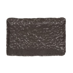 Bandeja Rect.Marron Oleiro 20X13X1.5Cm