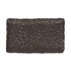 Bandeja Rect.Marron Oleiro 25X15X1,5Cm