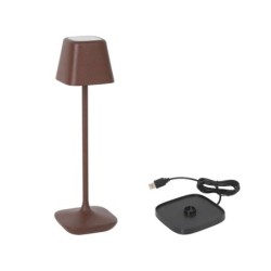 Lampara Cuadrada Corten Y Crg Yttriya 6X6X20Cm