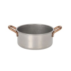 Cazuela Plata Vieja Inox Vintage 10,5X4.5Cm