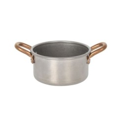 Cazuela Plata Vieja Inox Vintage 8,5X4.3Cm