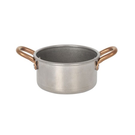 Cazuela Plata Vieja Inox Vintage 8,5X4.3Cm