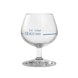 Copa Coñac 10Cl C/Filo Marcado 3Cl
