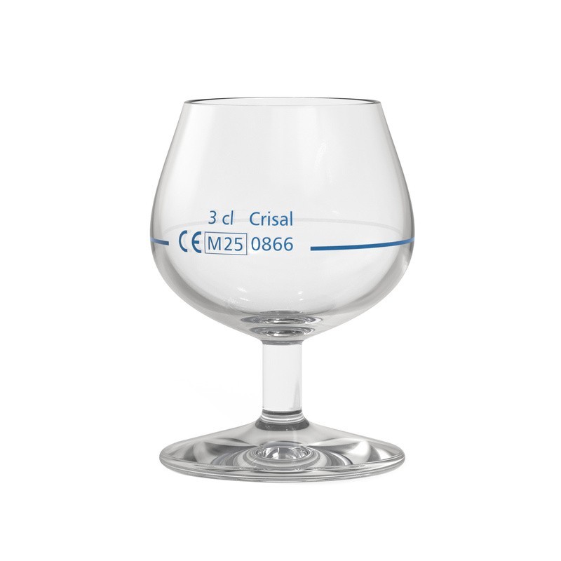 Copa Coñac 10Cl C/Filo Marcado 3Cl