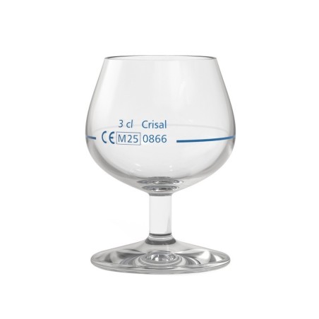 Copa Coñac 10Cl C/Filo Marcado 3Cl