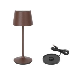 Lampara Redonda Corten Y Cargador Luzerneø11X30C