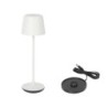 Lampara Redonda Blanca Y Cargador Luzerneø7.5X25C